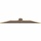 Ekena Millwork Portland Smooth Timber Gable Bracket, Douglas Fir, 60"W x 10"H x 1 1/2"D x 5 1/2"F, 4/12 Pitch GBW060X10X0206POR00SDF - alternate 4